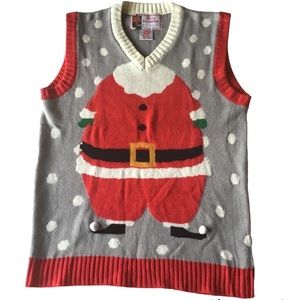 Christmas Santa Sweater Vest!
